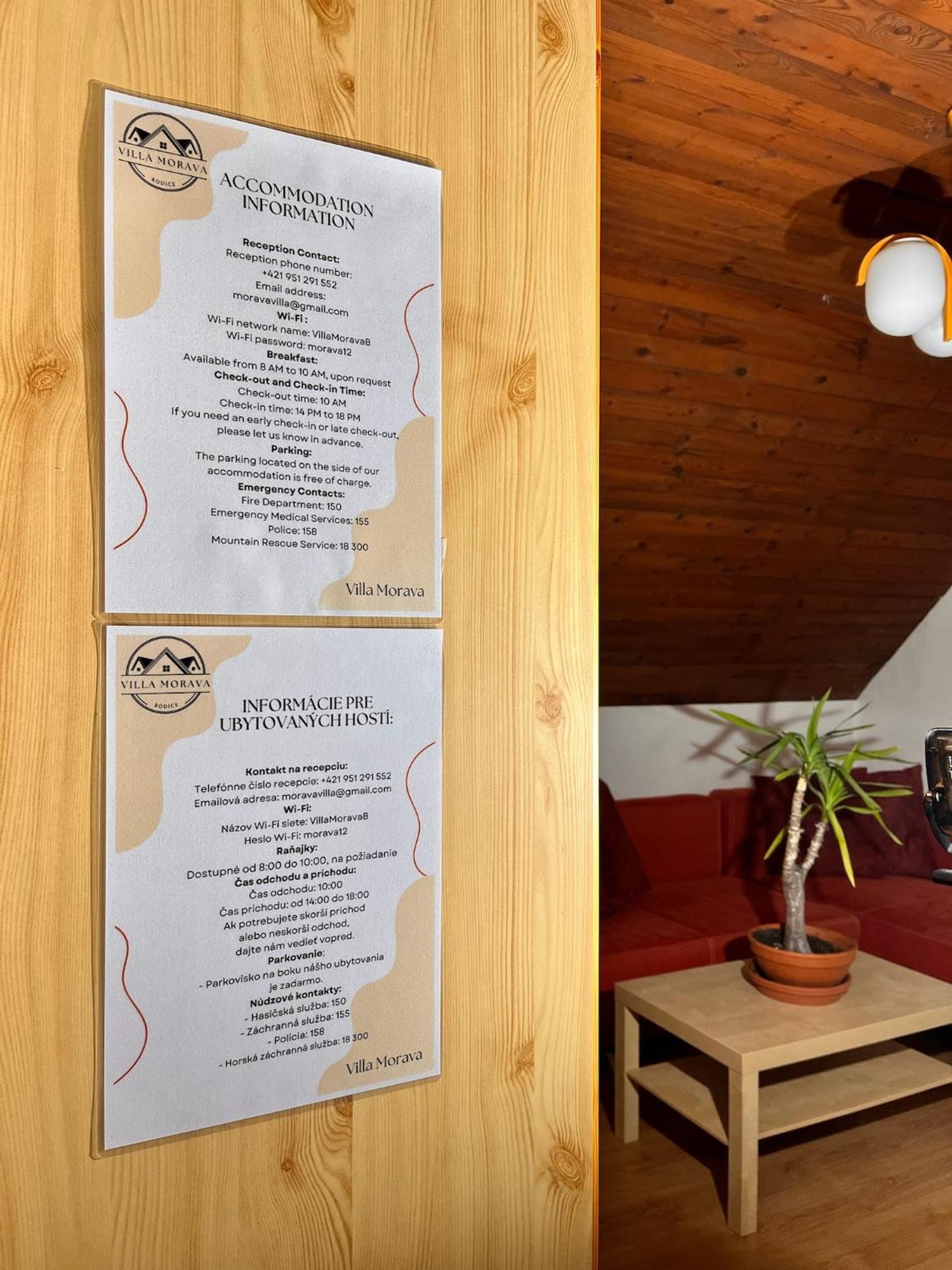 Hotel Vila Morava Liptowski Mikułasz Zewnętrze zdjęcie